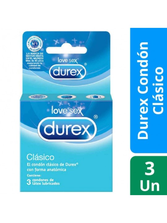 DUREX CLASICO X 3