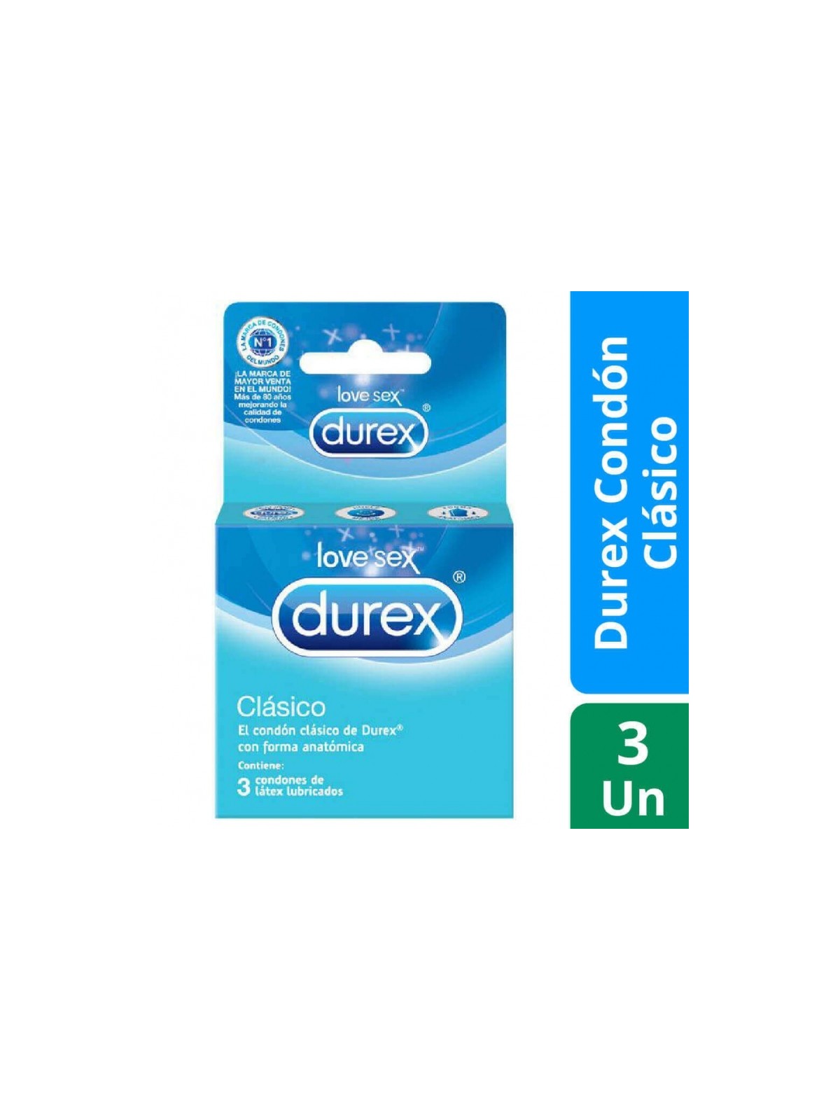 DUREX CLASICO X 3