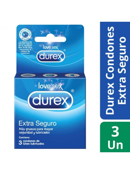 DUREX EXTRA SEGURO X 3