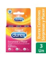 DUREX SORPRESAS Y PLACER X 3