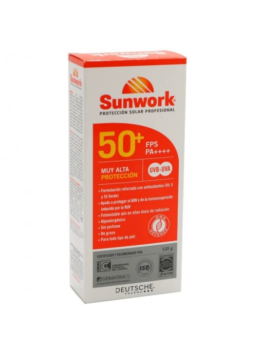 SUNWORK GEL FPS 50 X 120 GR