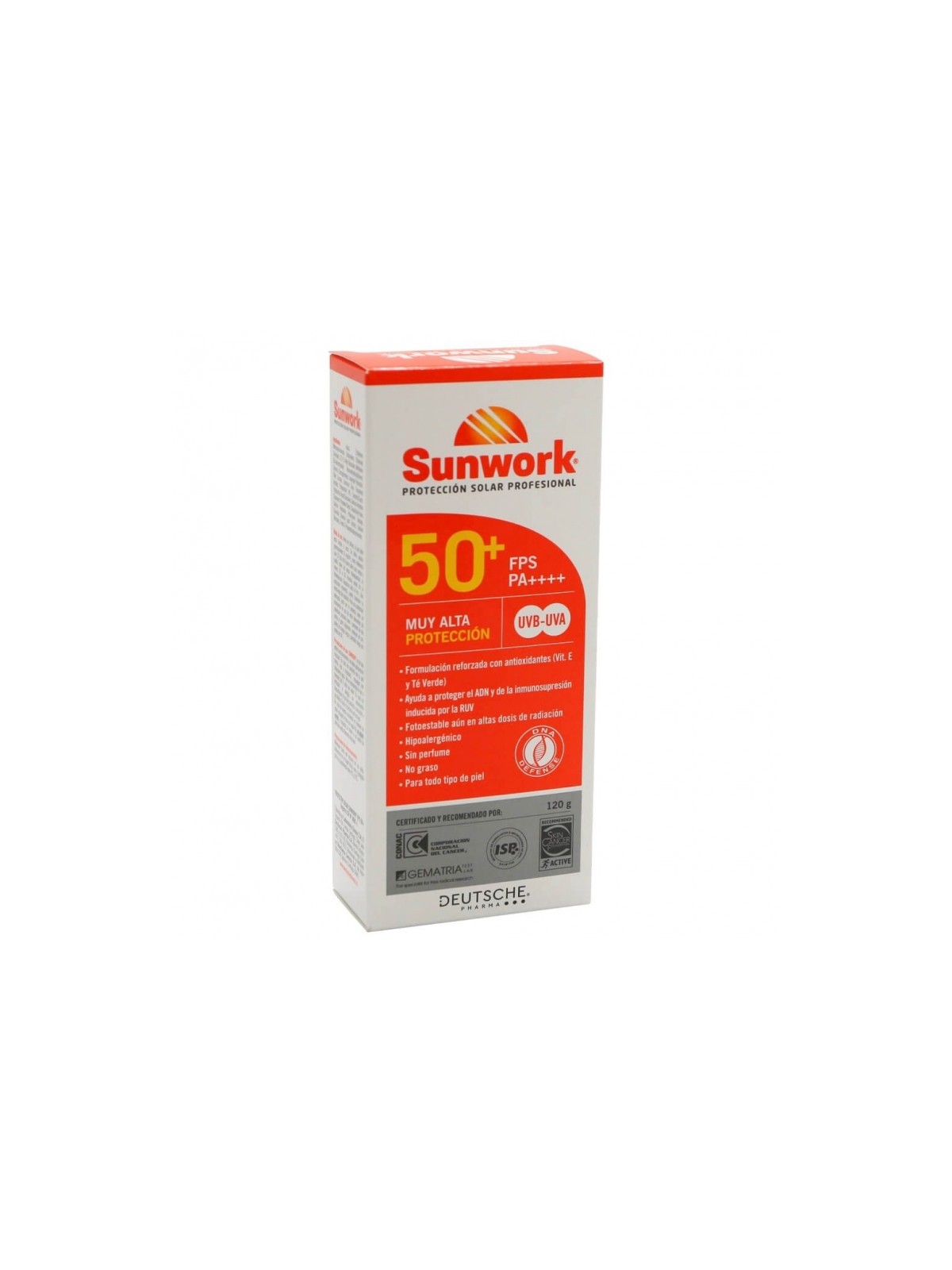 SUNWORK GEL FPS 50 X 120 GR