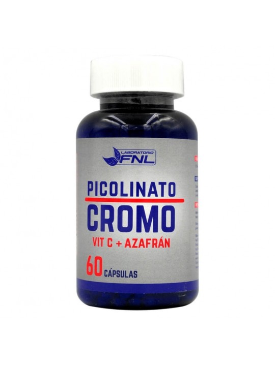 Picolinato de Cromo + VIT C + Azafrán X 60 CAP