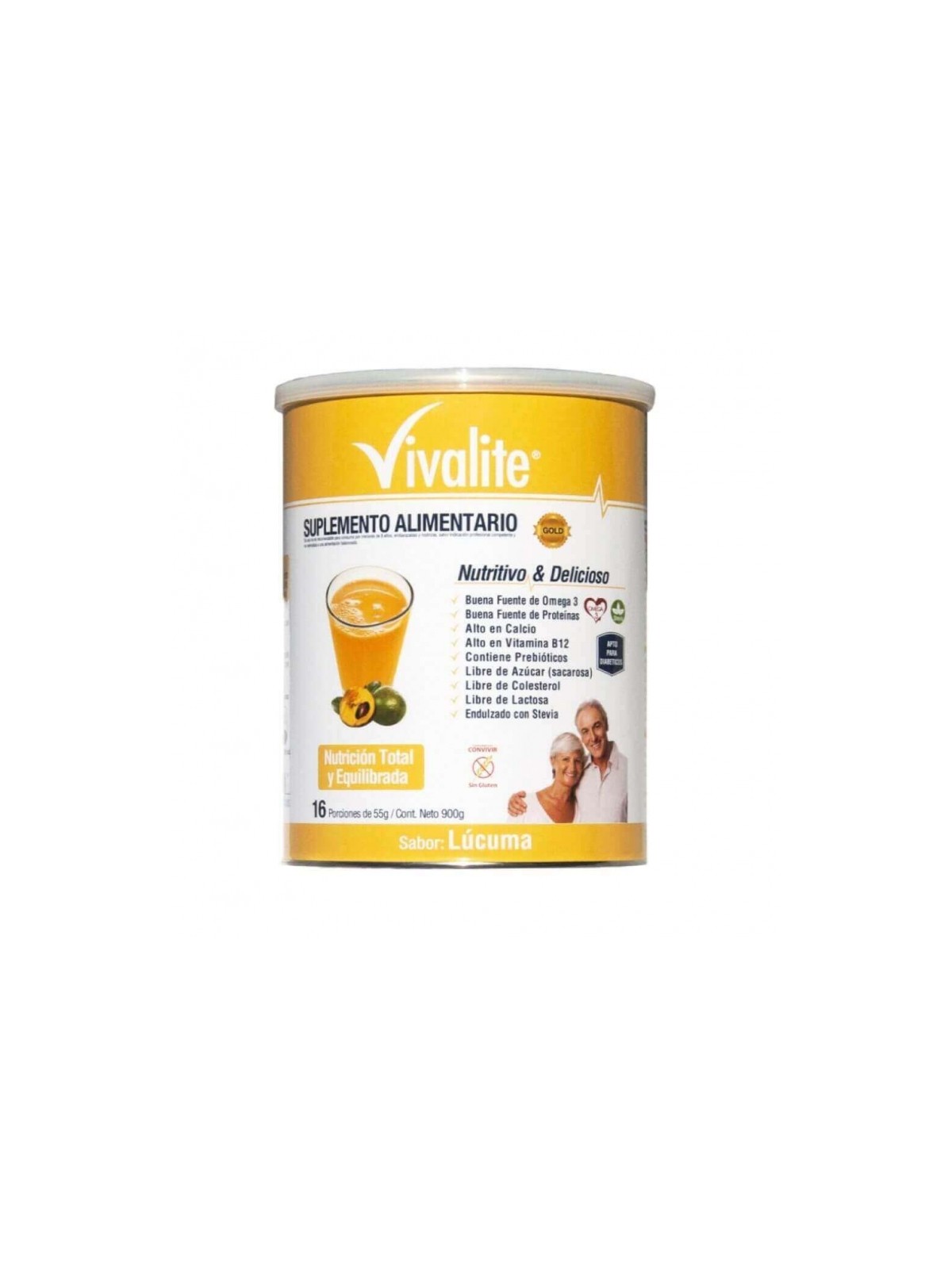 VIVALITE SUPLEM GOLD LUCUMA  X 900 GR