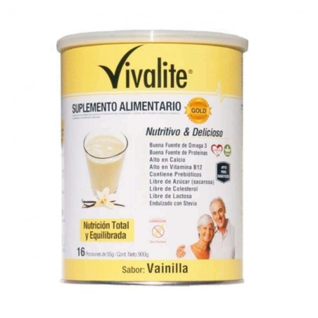 VIVALITE SUPLEM GOLD VAINILLA X 900 G