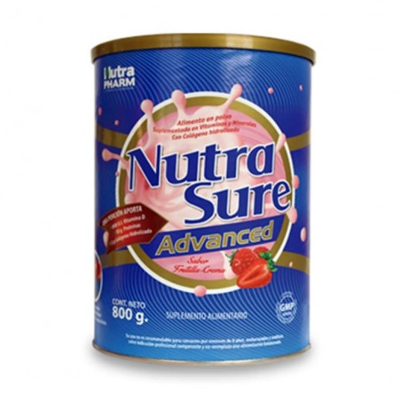 NUTRASURE AVANCE FRUTILLA PVO X 800GR