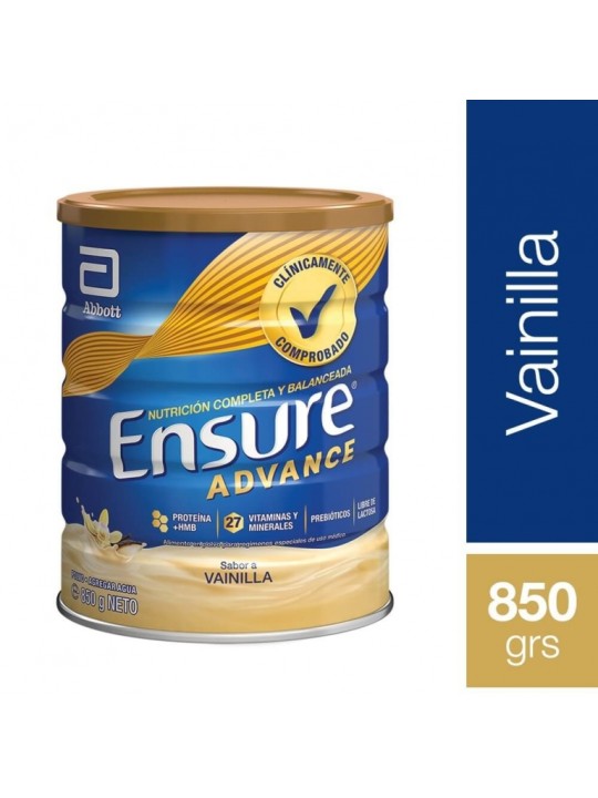 ENSURE ADV VAINILLA PVO X 850G