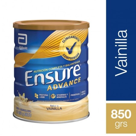 ENSURE ADV VAINILLA PVO X 850G