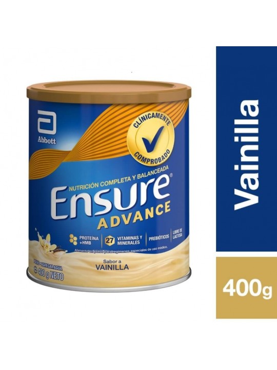 ENSURE ADVANCE VAINILLA PVO 400G