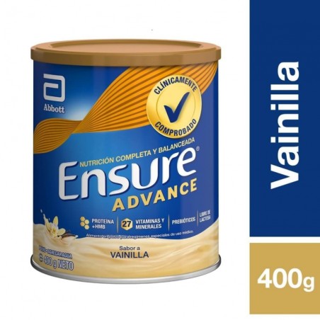 ENSURE ADVANCE VAINILLA PVO 400G