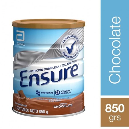 ENSURE FOS CHOCOLATE PVO 850G