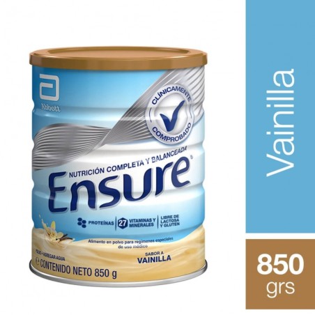 ENSURE VAINILLA PVO X 850G