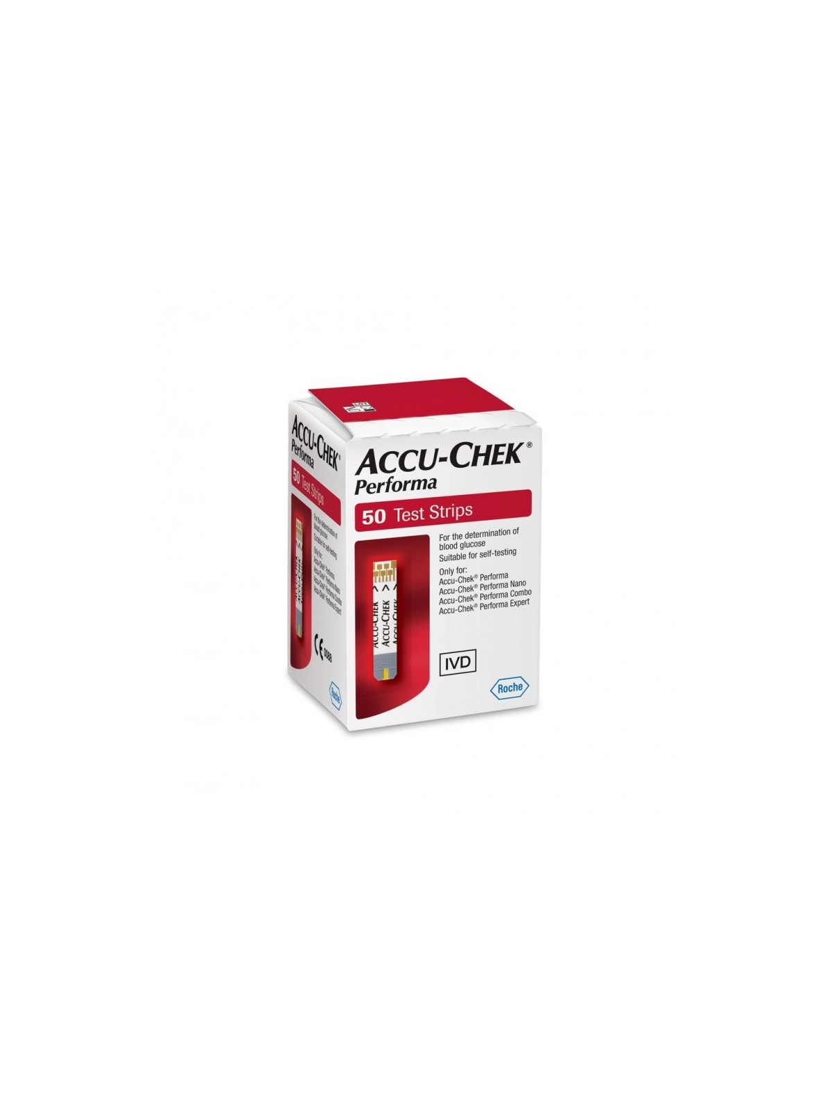 ACCU-CHEK PERFORMA TIRAS REACTIVAS X 50 UNID