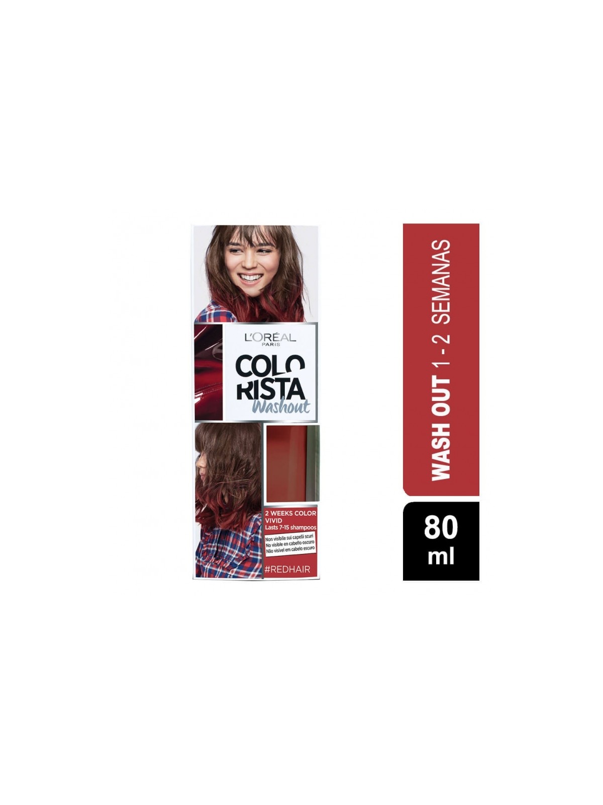 COLORISTA WASHOUT REDHAIR 80 ML