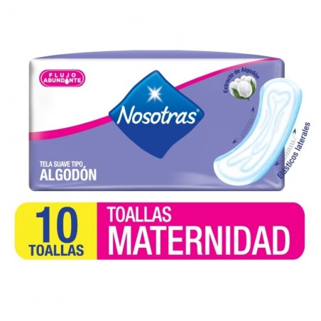 NOSOTRAS TOALLA DE MATERNIDAD X10