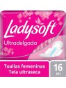 LADYSOFT ULTRA DELGADA TELA MALLA ULTRASECA C/ALAS X16