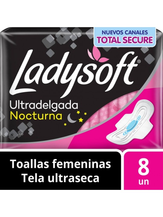 LADYSOFT NOCTURNA ULTRADELGADA C/ALAS X8