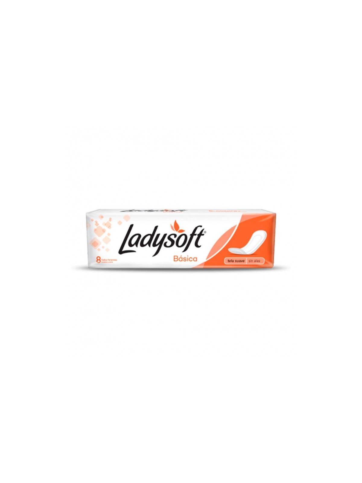 LADYSOFT BASICA PLANA C/ALAS X8