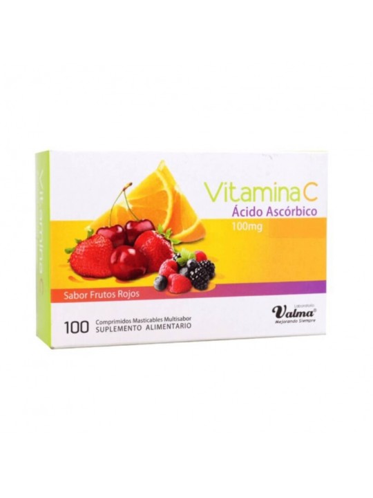 VITAMINA C 100 mg X 100COM