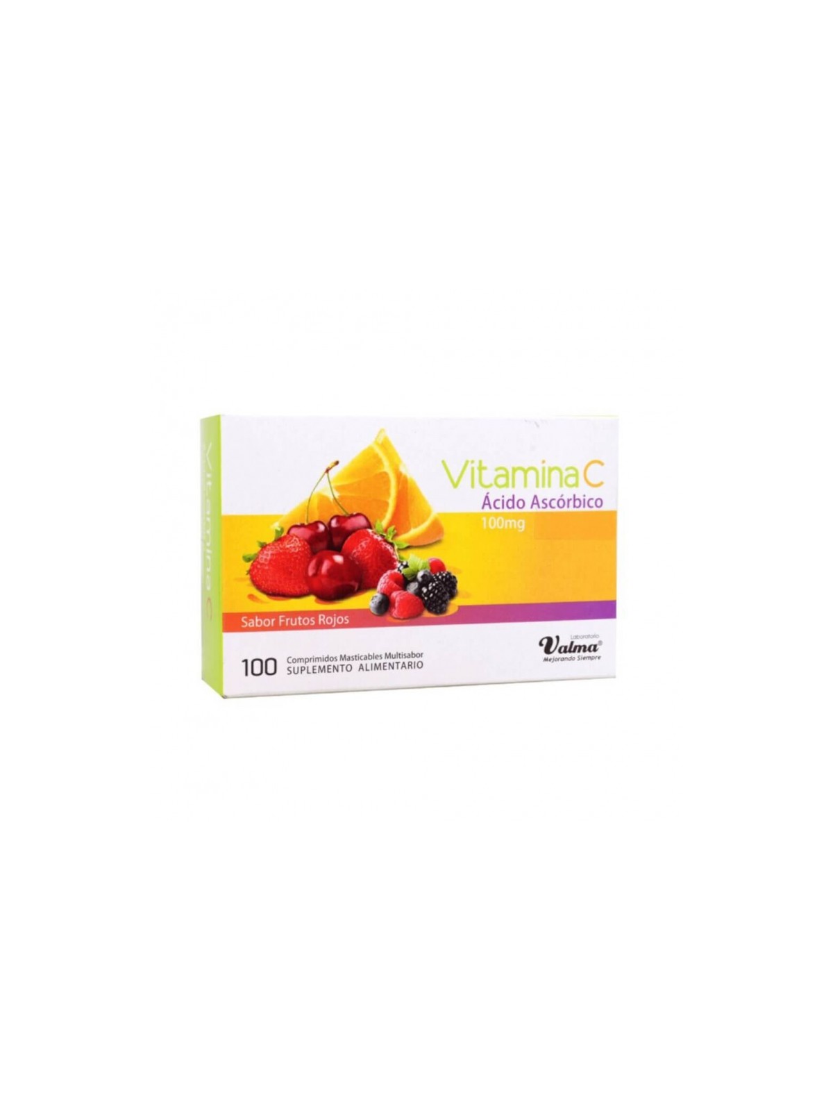 VITAMINA C 100 mg X 100COM