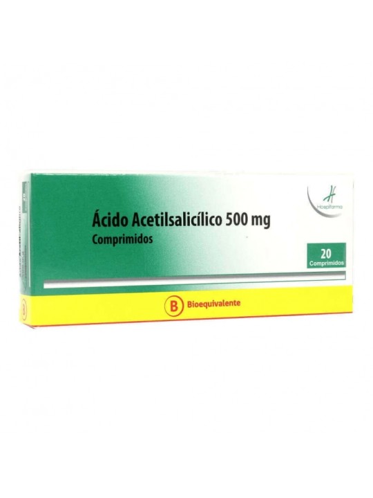 ACIDO ACETILSALICILICO 500 MG X 20 COMP