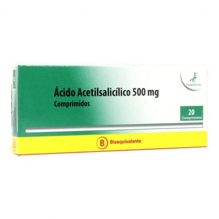 ACIDO ACETILSALICILICO 500 MG X 20 COMP