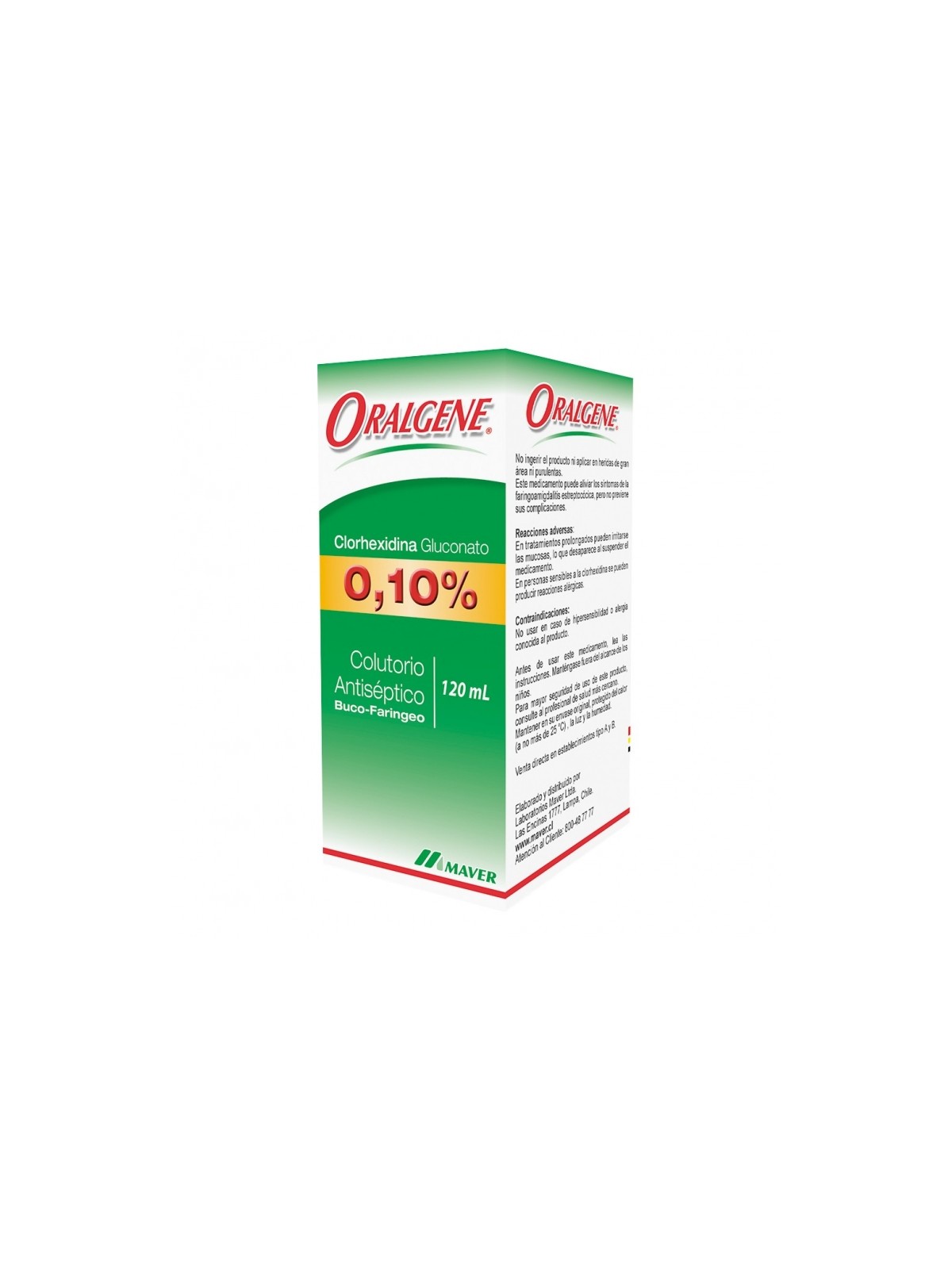 ORALGENE 0.10% COLU.X120ML