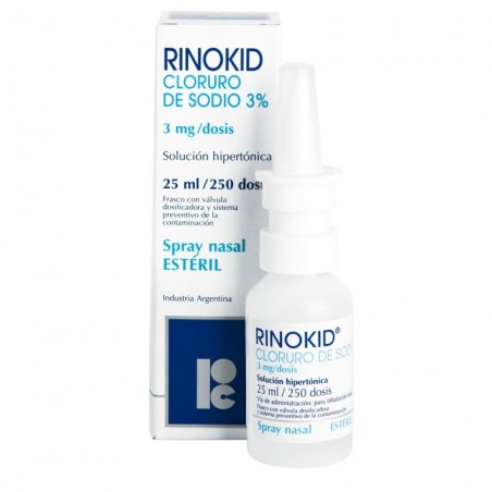 RINOKID 3% X 25ML 250 DOSIS