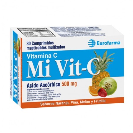 MIVIT C SABOR 500mg X30COM.MAST.