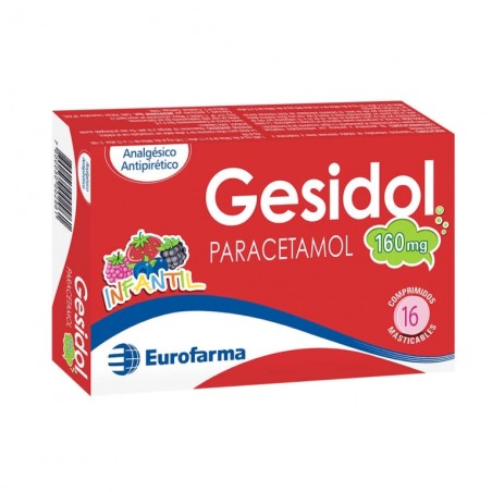 GESIDOL INFANTIL 160mg X16COM MAST