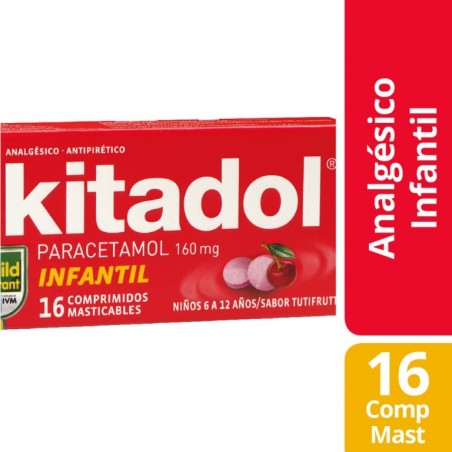 KITADOL NIÑOS 160mg X16COM.