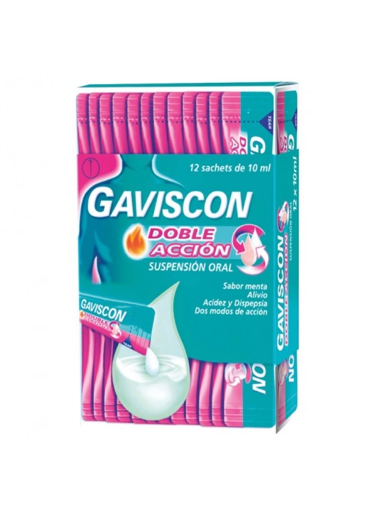 GAVISCON DOBLE ACCION S.O X12 SACHET