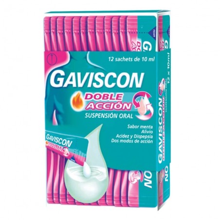 GAVISCON DOBLE ACCION S.O X12 SACHET