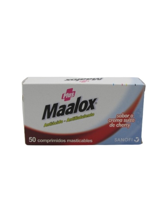 MAALOX PLUS CHERRY X50COM.MASTICABLES