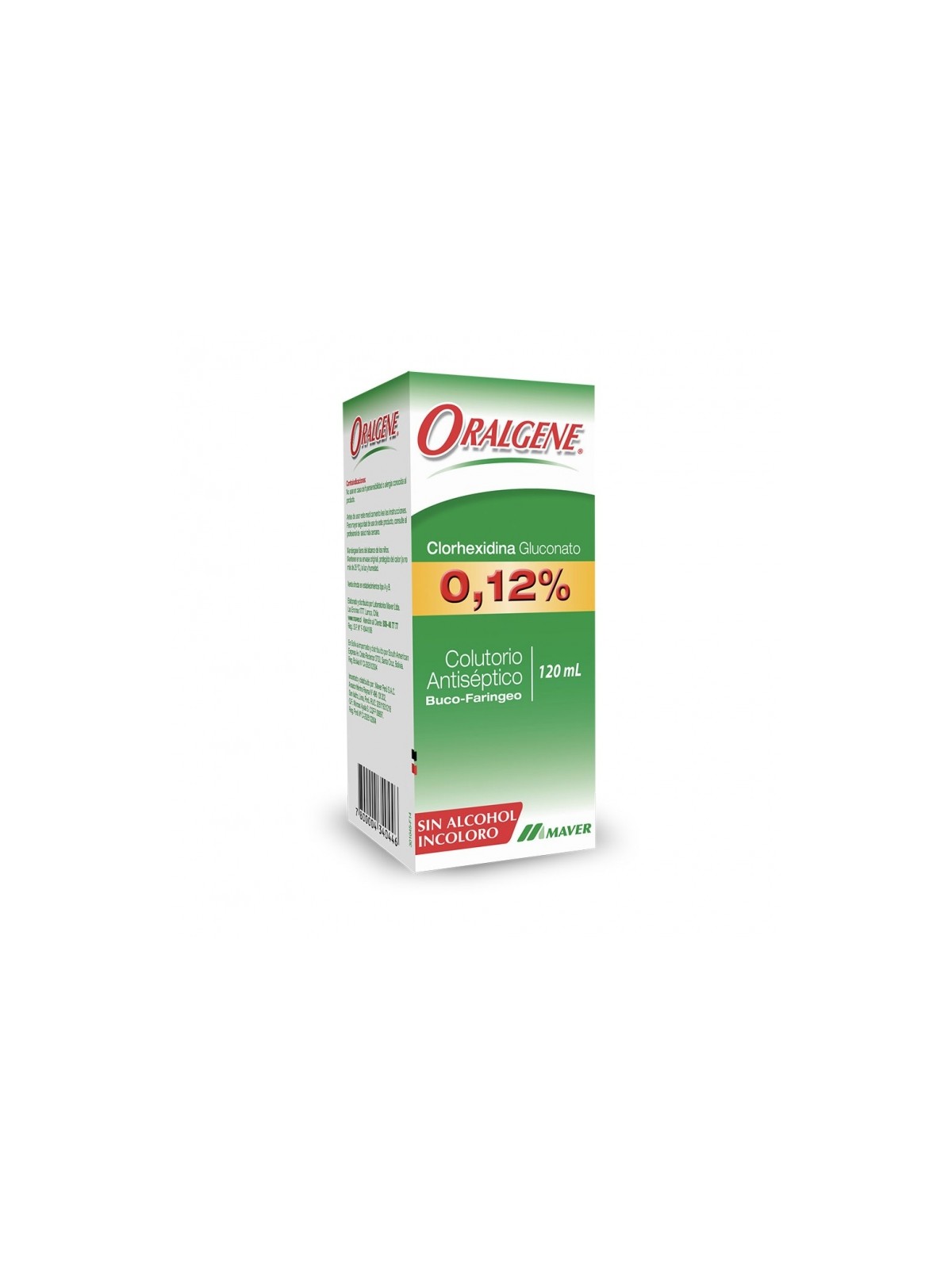 ORALGENE 0.12% COLU.X120ML