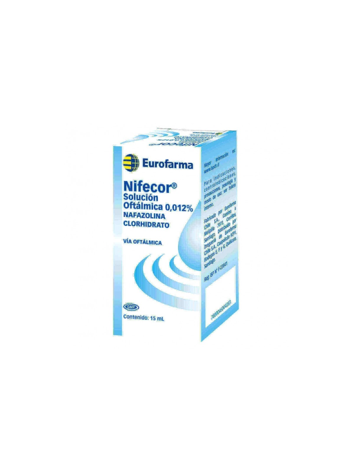 NIFECOR 0.012% SOLUC OFT X 15 ML