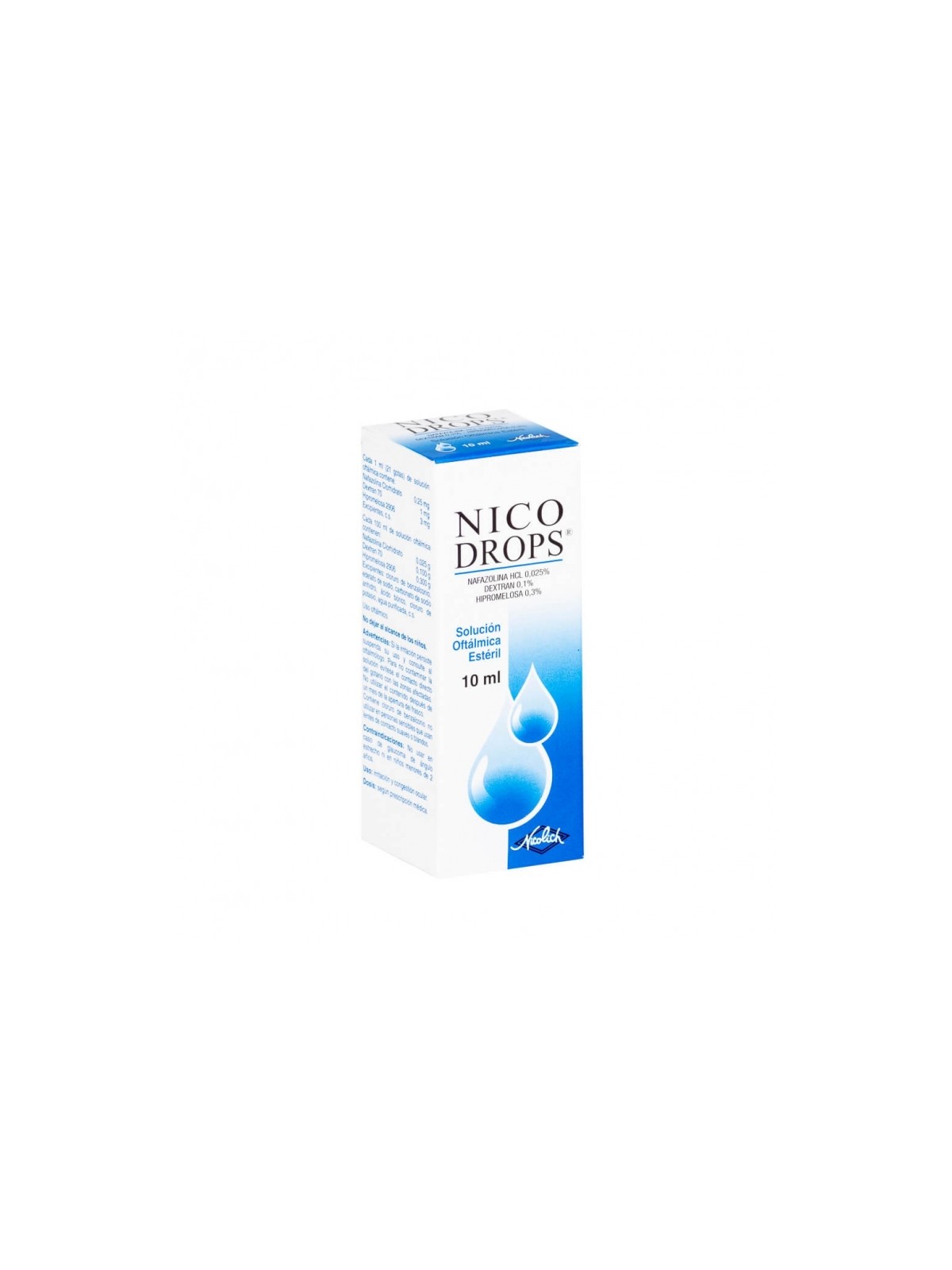 NICODROPS SOL.OFT.10ML.