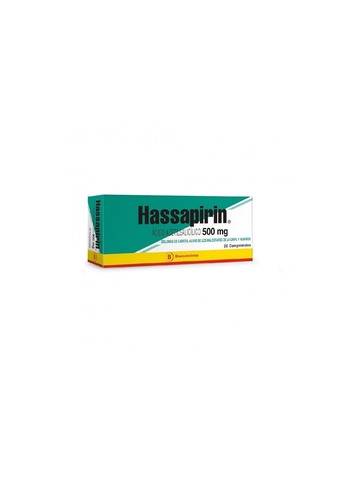 HASSAPIRIN 500MG X 20 COM