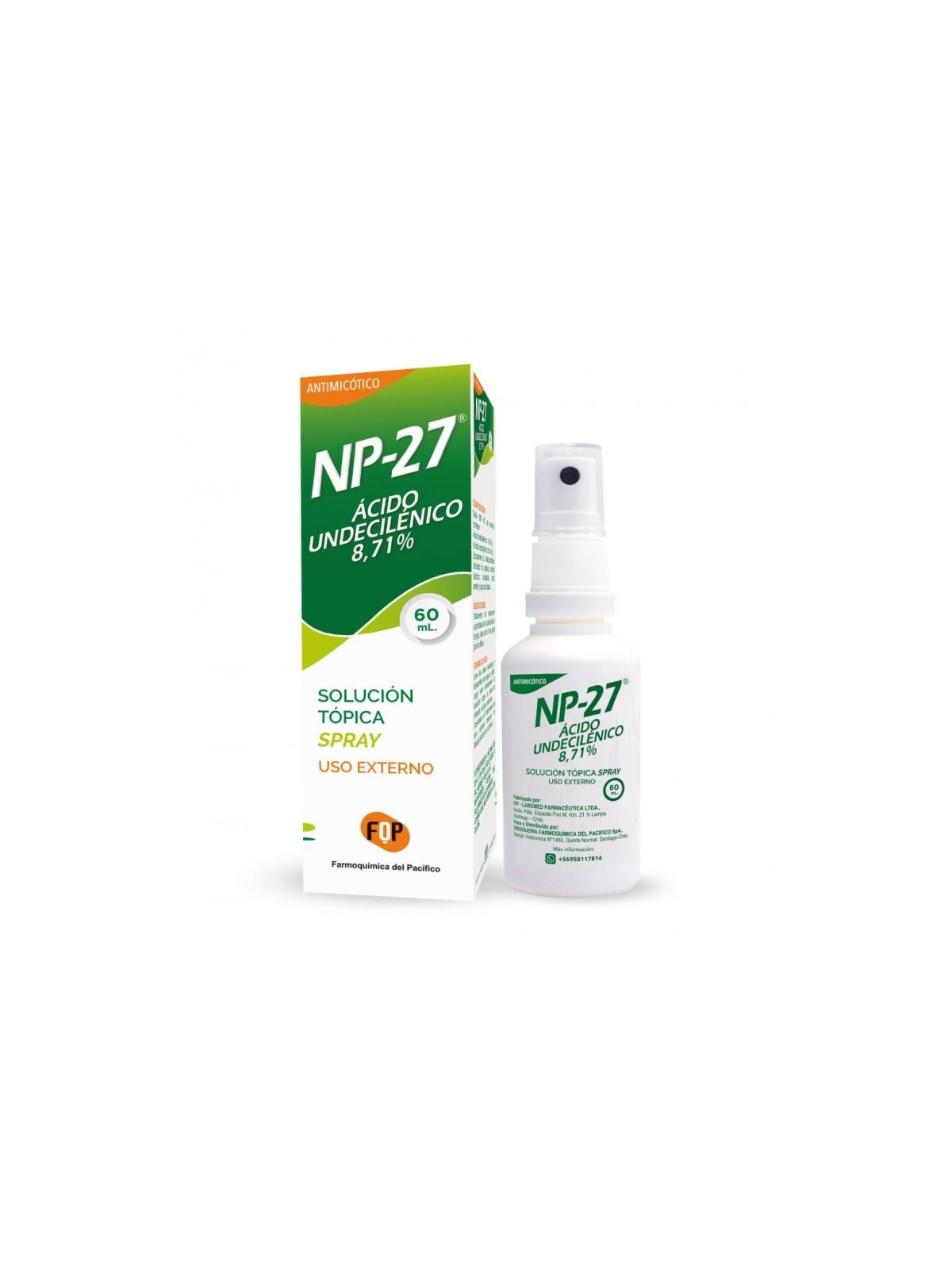 NP-27 SOL TOPICA SPRAY X 60ML