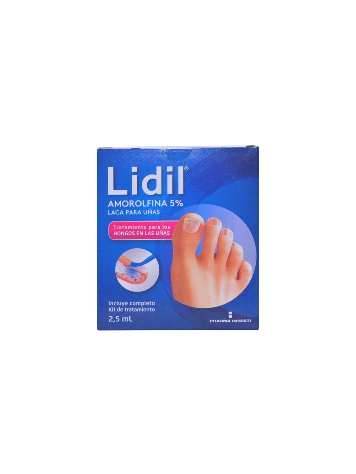 LIDIL LACA  5 %  X  2,5 ML