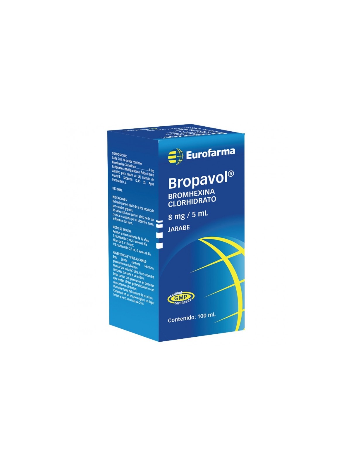 BROPAVOL AD.8mg/5ml  X100ML