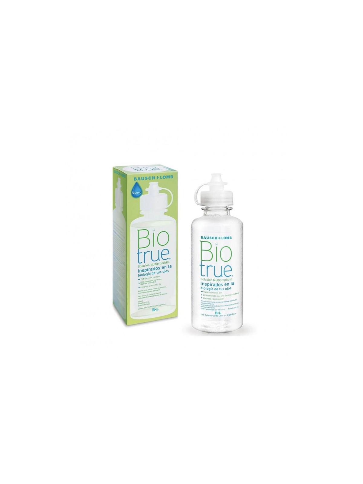 BIO TRUE SOL.LIM.LENTES CONTACTO X120ML