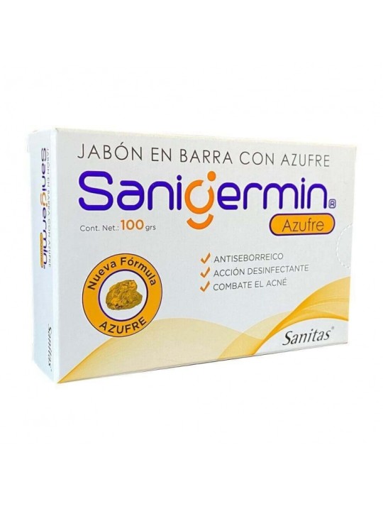 SANIGERMIN AZUFRE JAB 1% X 100 GR