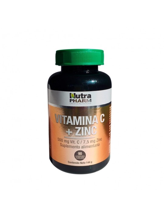 VITAMINA C + ZINC 500/7,5MG X90COM.MAST.