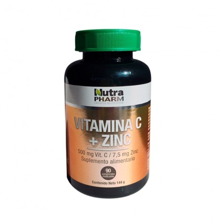 VITAMINA C + ZINC 500/7,5MG X90COM.MAST.