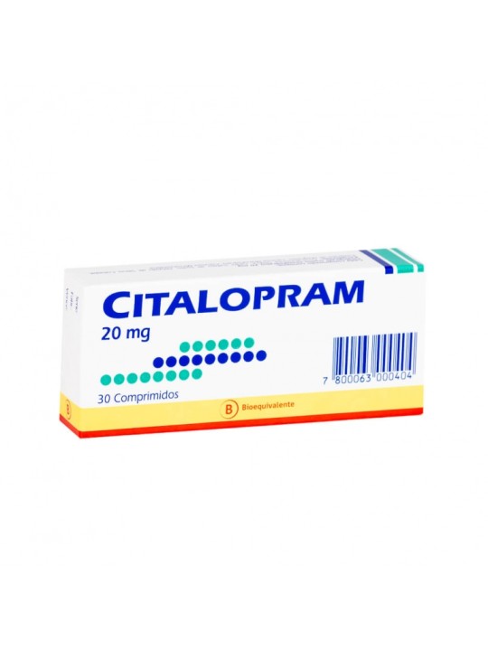 CITALOPRAM BE 20MG X 30 COMP