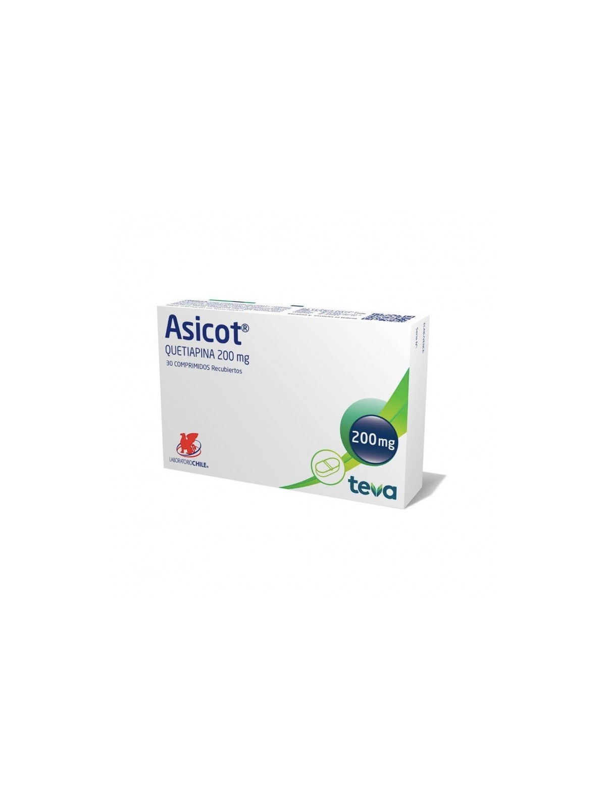 ASICOT 200mg X 30COM REC