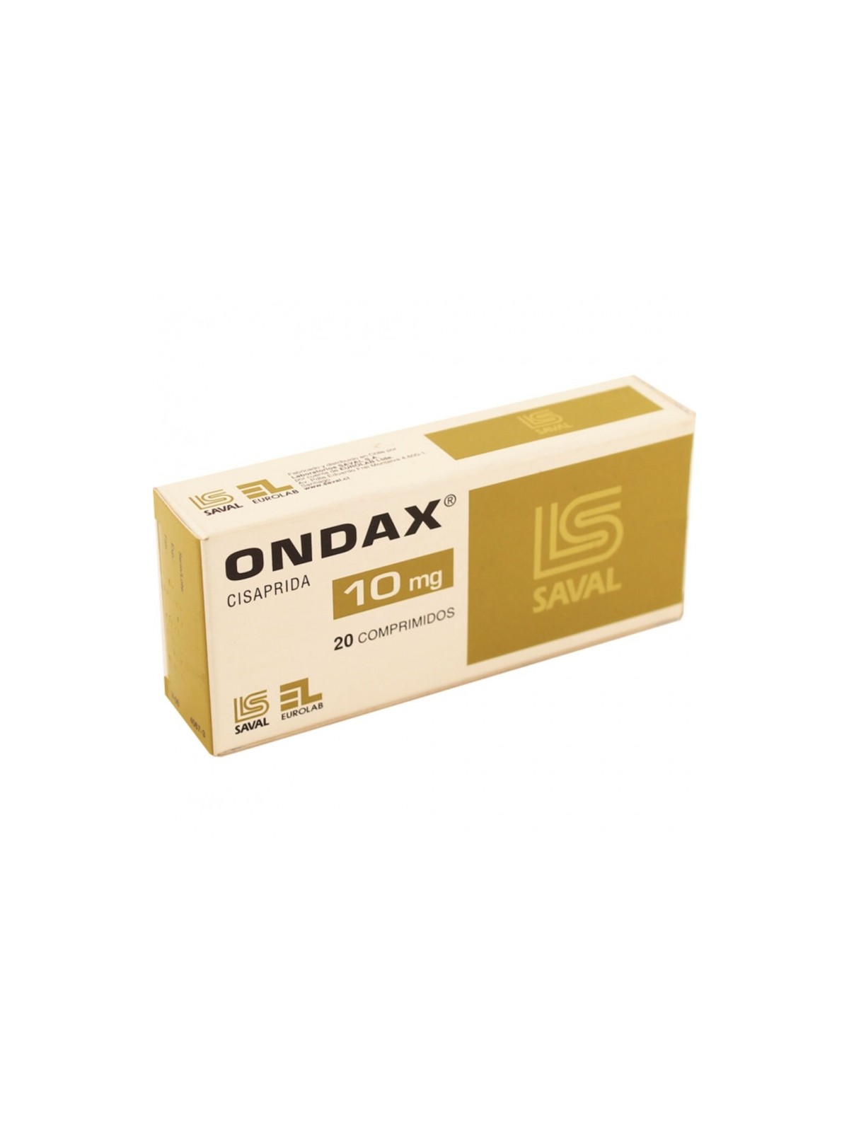 ONDAX 10 MG X 20 COMP