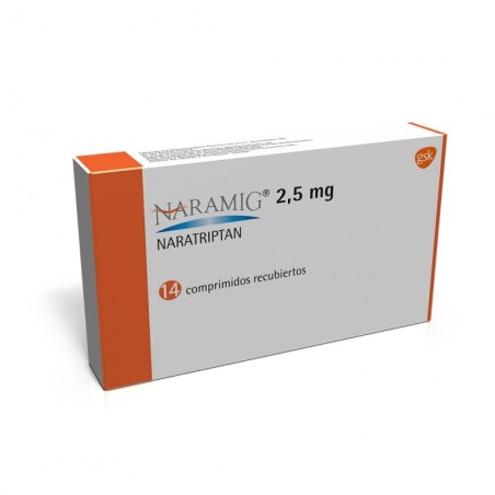 NARAMIG 2,5 MG X 14 COM REC