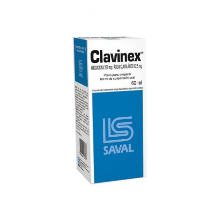 CLAVINEX 250-62,5MG/60 ML SOL ORAL